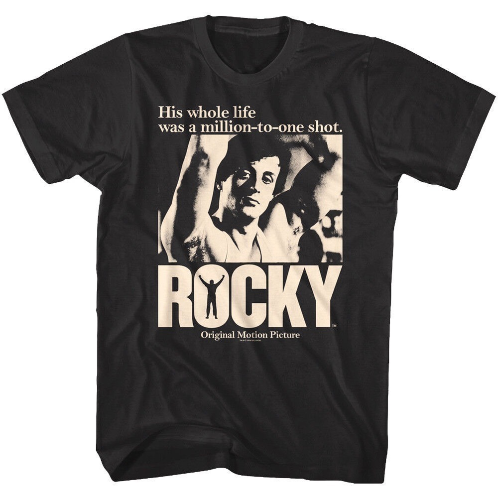 Rocky Balboa Million To One Shot Mens Tshirt Boxing Sport Movie
